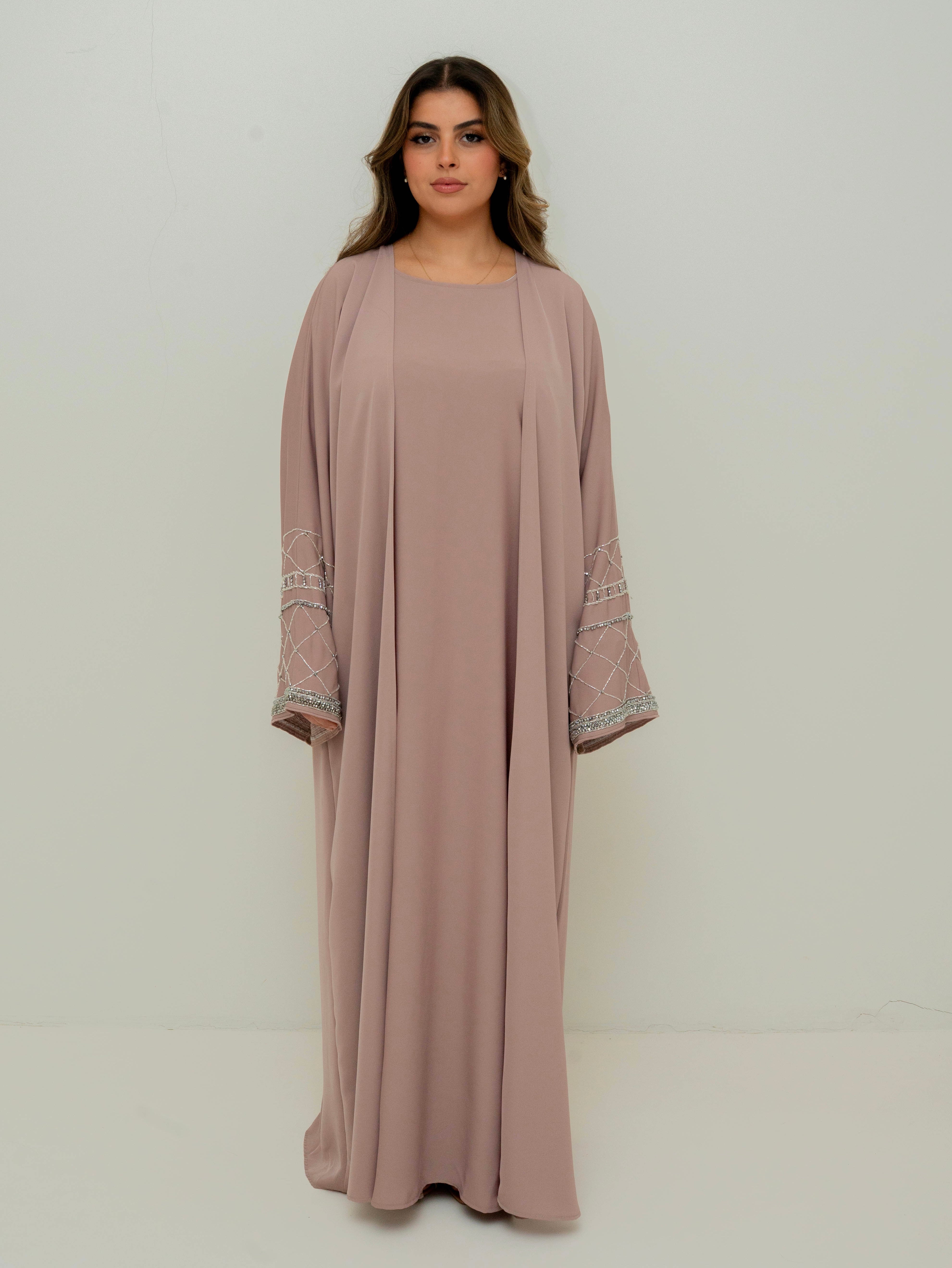 ABAYA.AMIRA 3 PIECE’S - NUDE