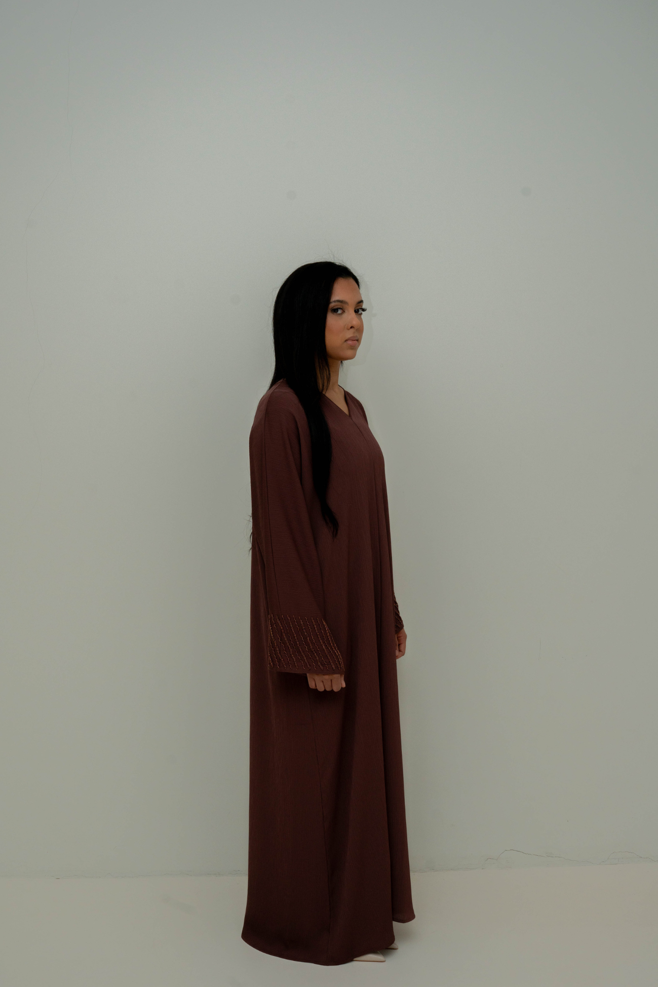 ABAYA DARK BROWN - CARMELLA