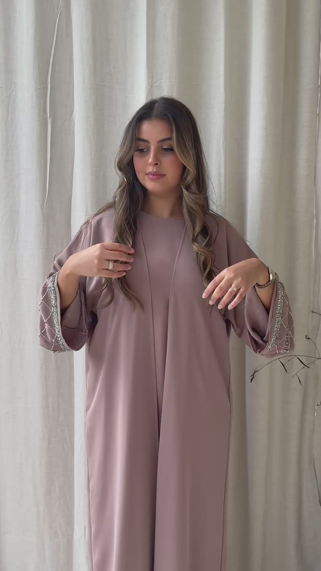 ABAYA.AMIRA 3 PIECE’S - NUDE