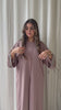 Load and play video in Gallery viewer, ABAYA.AMIRA 3 PIECE’S - NUDE