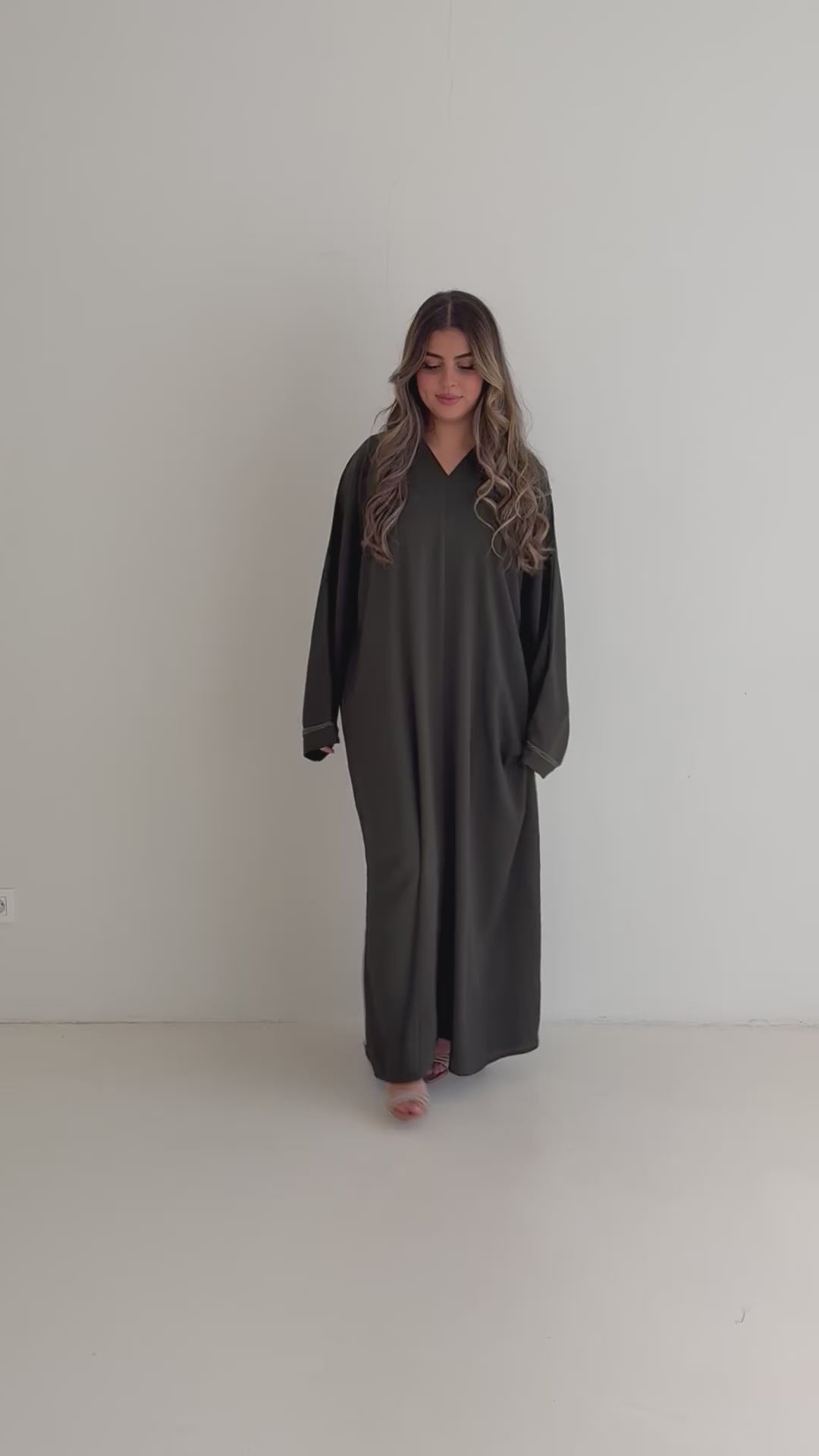 ABAYA DARK GREEN - ZARINA